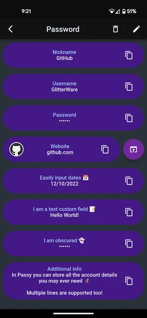 Passy  crossplatform password manager